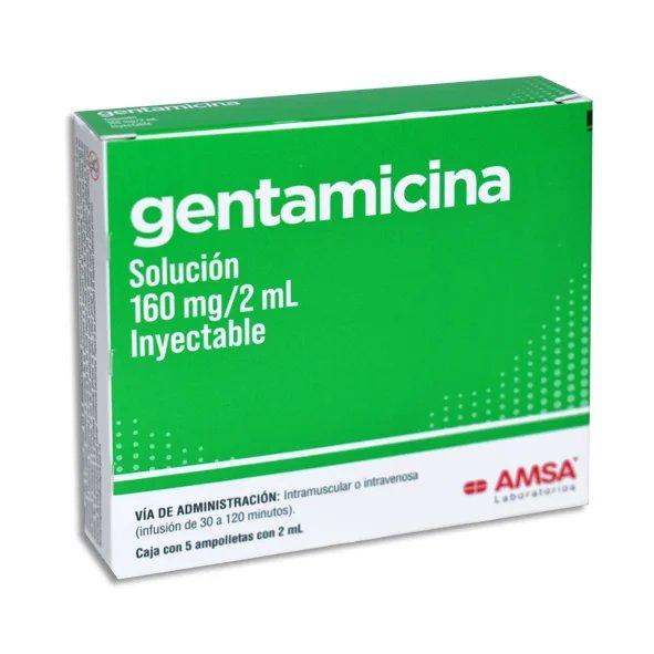 Gentamicina 160 Mg Amp 5